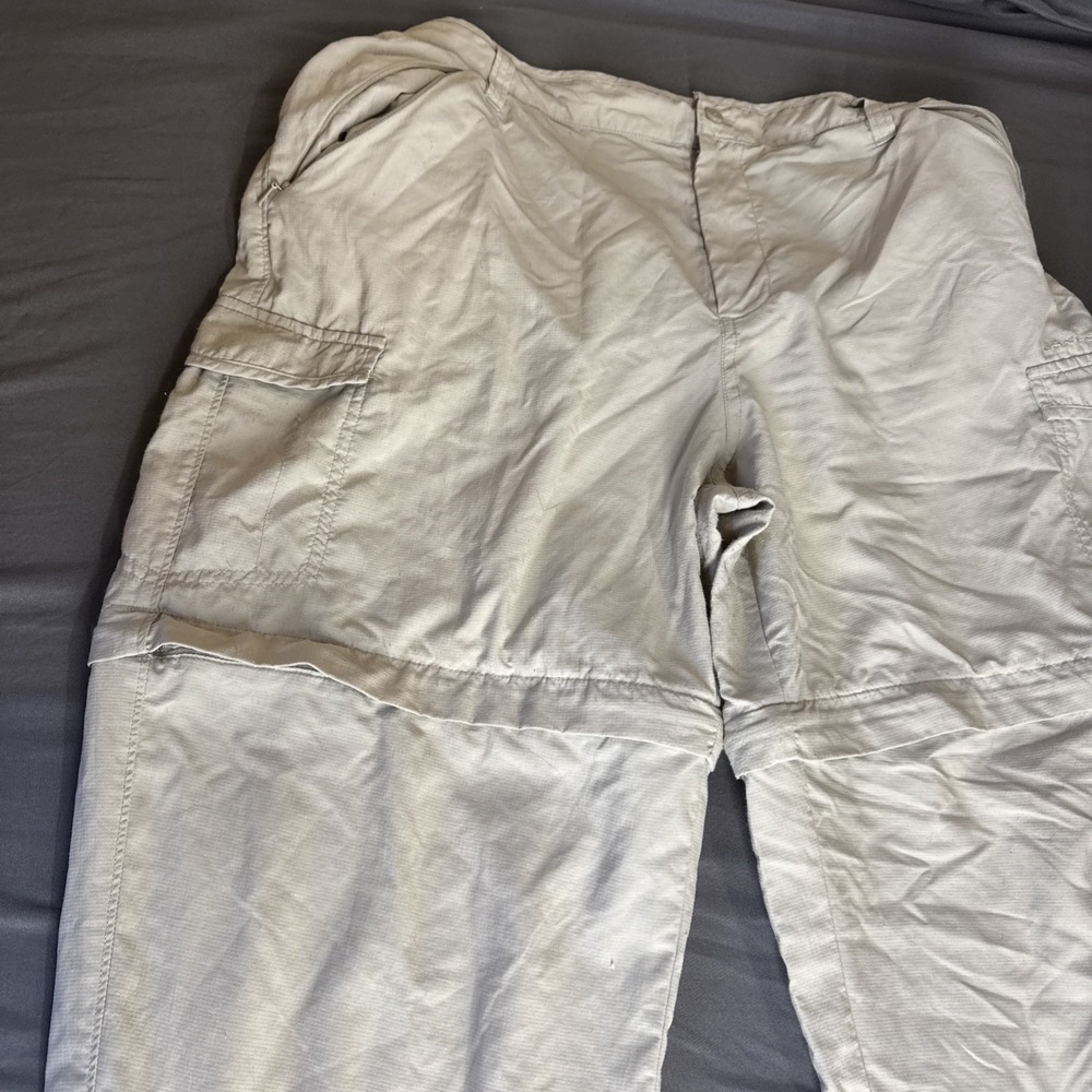 Columbia Sportswear Pants‎ Large White Women's Capri 100% Cotton Capri - Picture 9 of 12
